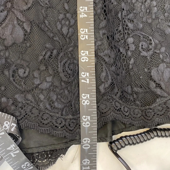 Jade Couture Formal Mother of the Bride Dress Womens Size 16 Black Lace Beaded - Picture 12 of 14